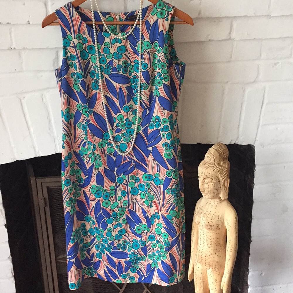 (EUC) Brooks Brothers floral shift dress size 6